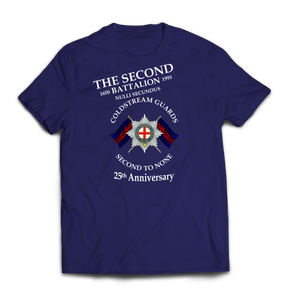 COLDSTREAM GUARDS 2ND BATTALION 25th ANNIVERSARY Printed T-Shirt