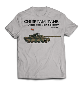 CHIEFTAIN TANK APPRECIATION SOCIETY Printed T-Shirt