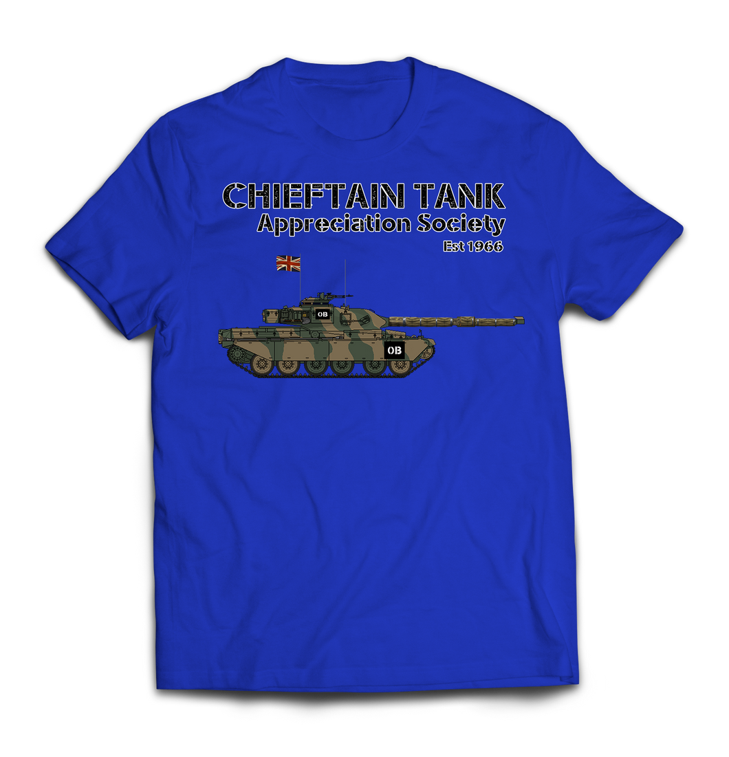 CHIEFTAIN TANK APPRECIATION SOCIETY Printed T-Shirt