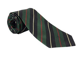 Royal Irish Rangers Silk Non Crease Regimental Tie