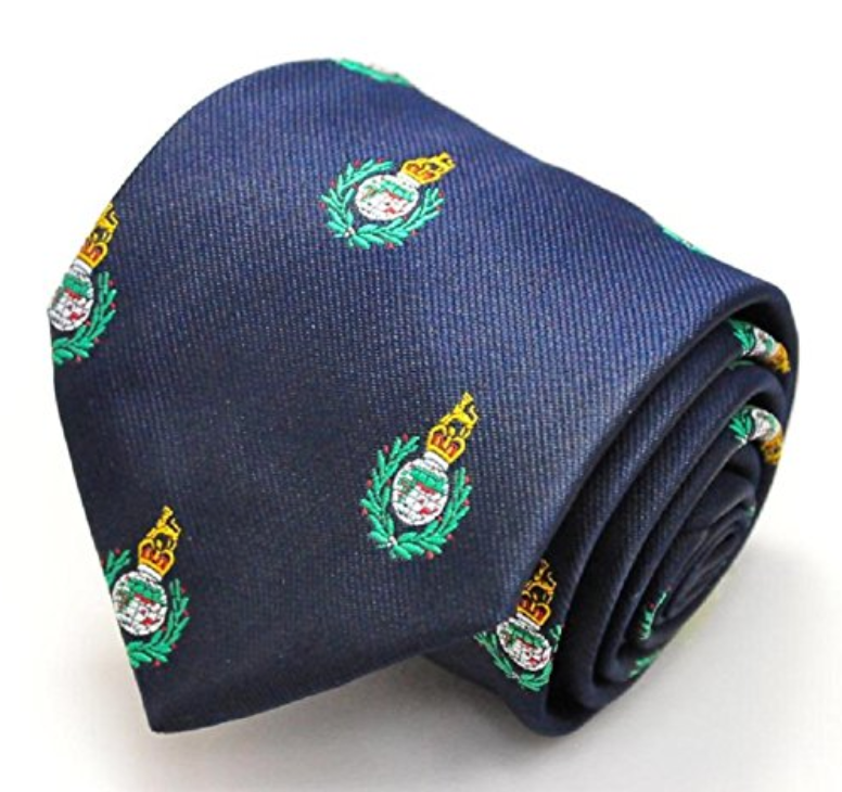 Royal Marines Motif Regimental Tie