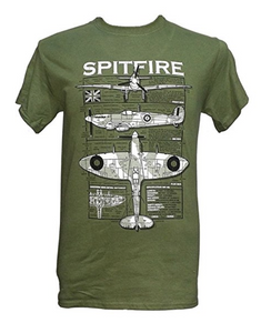 Spitfire Fighter Plane Men's T-Shirt