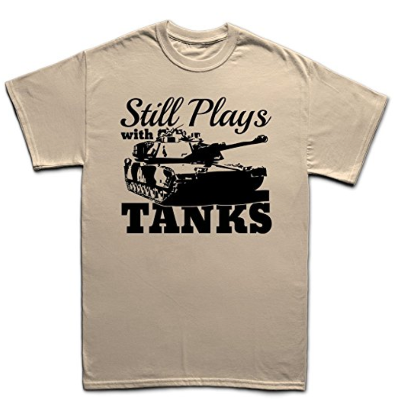 Still Plays With Tanks WWII World War of 1939 Panzer T Shirt