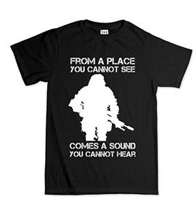 Deadly Sniper Printed T-Shirt