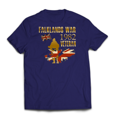 Falklands War Veteran Printed T-Shirt