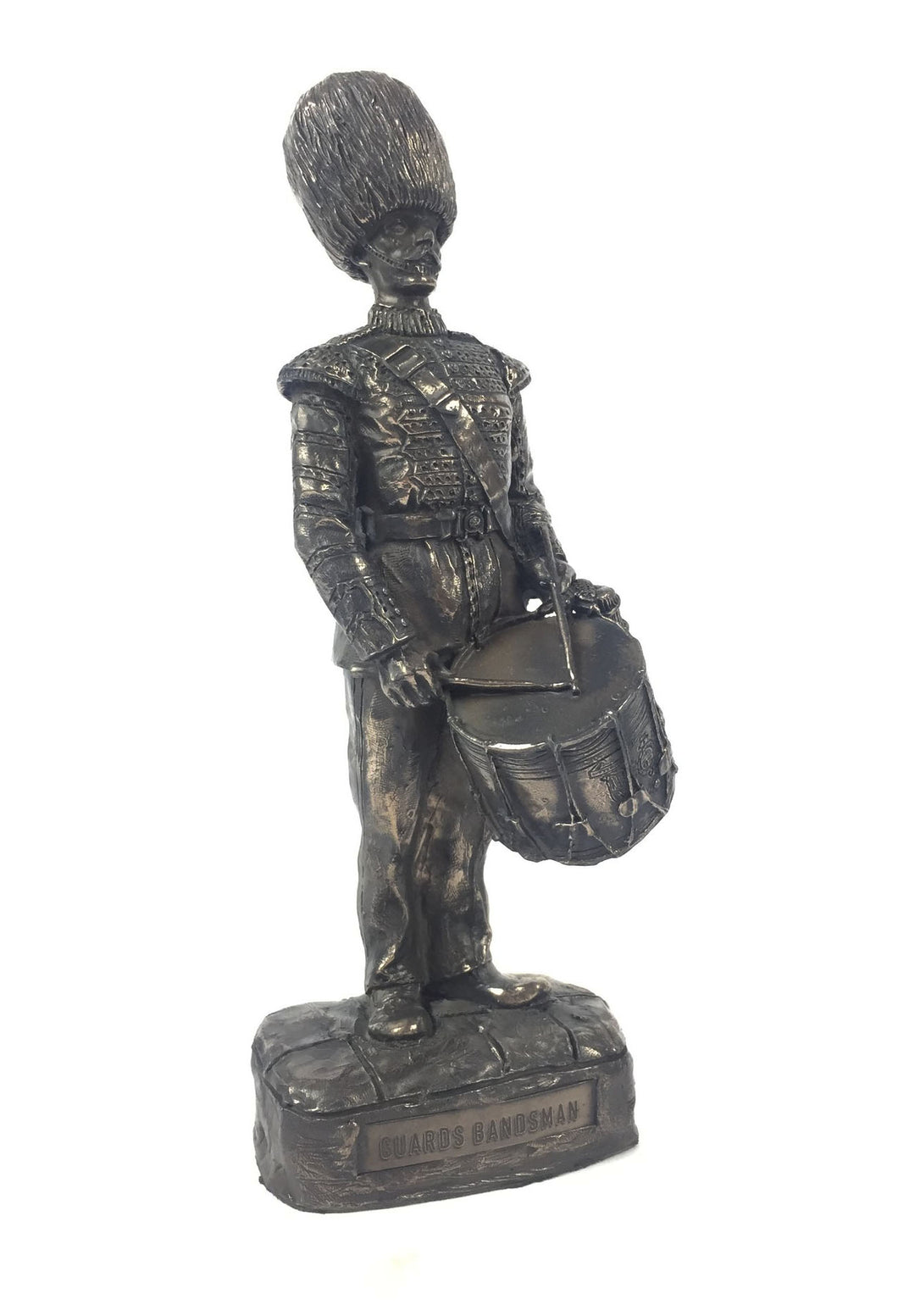 Guardsman Drummer Bronze Military Statue