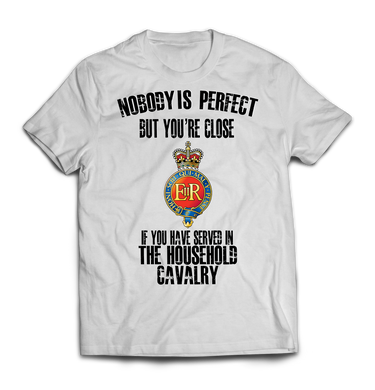 Household Cavalry 'Nobody is Perfect' Printed T-Shirt