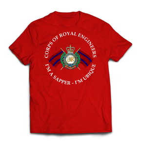 ROYAL ENGINEERS I'M A SAPPER Printed T-Shirt