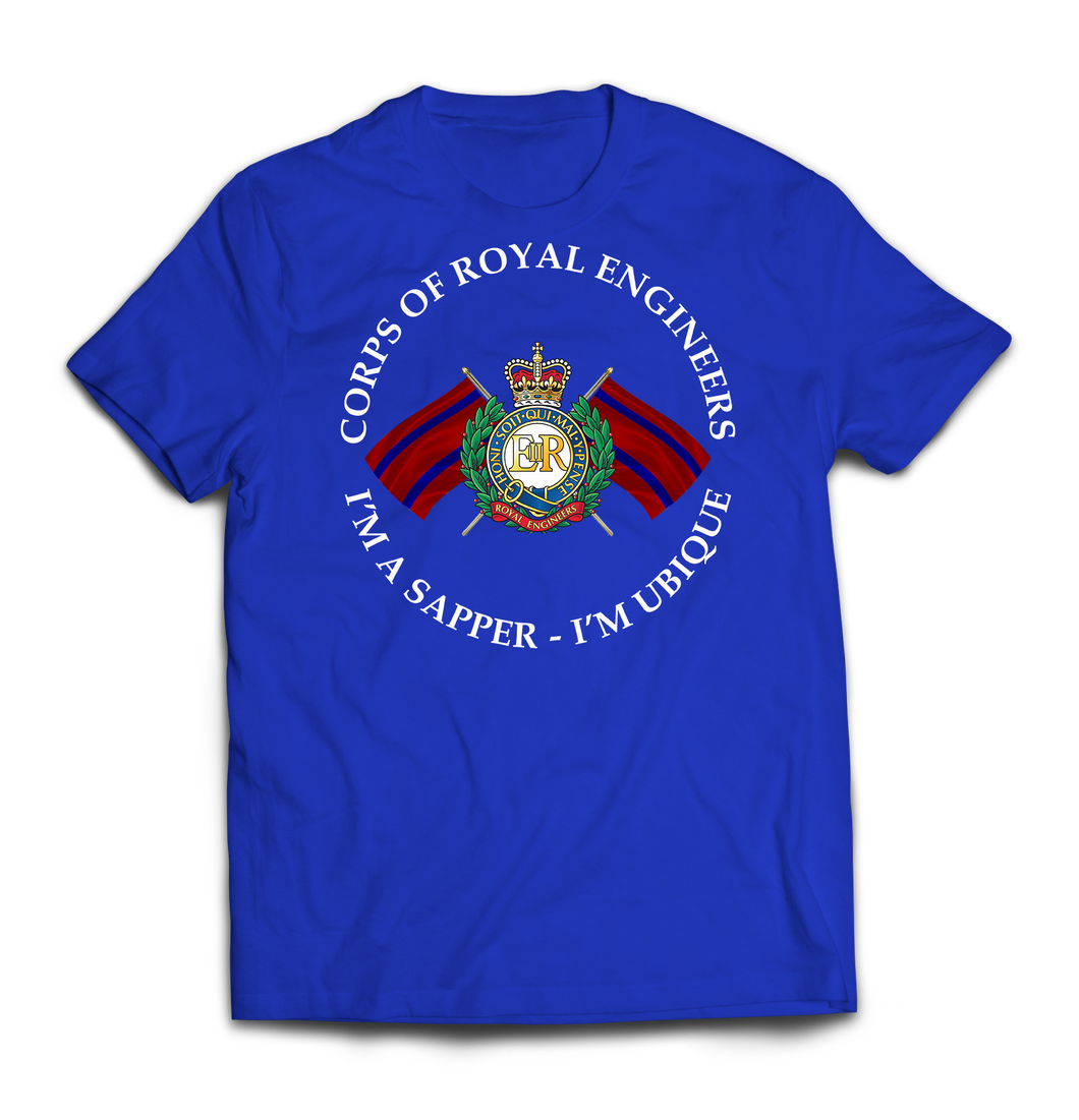 ROYAL ENGINEERS I'M A SAPPER Printed T-Shirt