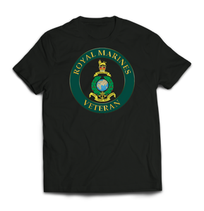 Royal Marines Veterans Printed T-Shirt