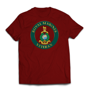 Royal Marines Veterans Printed T-Shirt