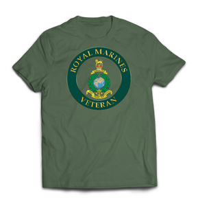 Royal Marines Veterans Printed T-Shirt