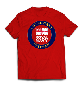 Royal Navy Veteran Printed T-Shirt