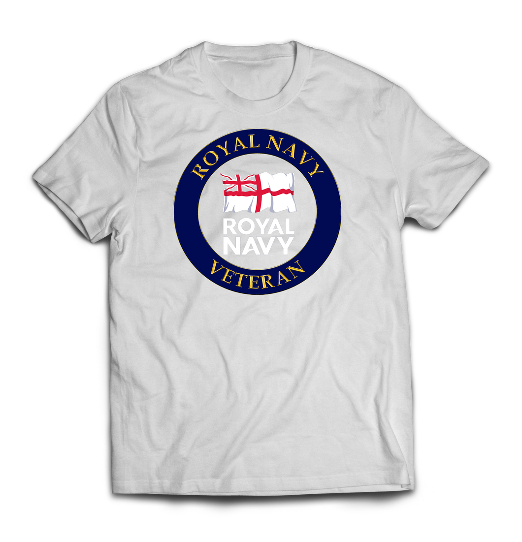 Royal Navy Veteran Printed T-Shirt