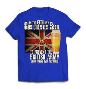 On the 8th Day British Army Printed T-Shirt